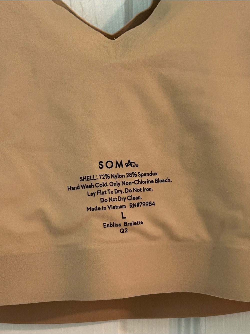 Soma Nude Enbliss Wireless Lounge Bralette - Picture 8 of 9